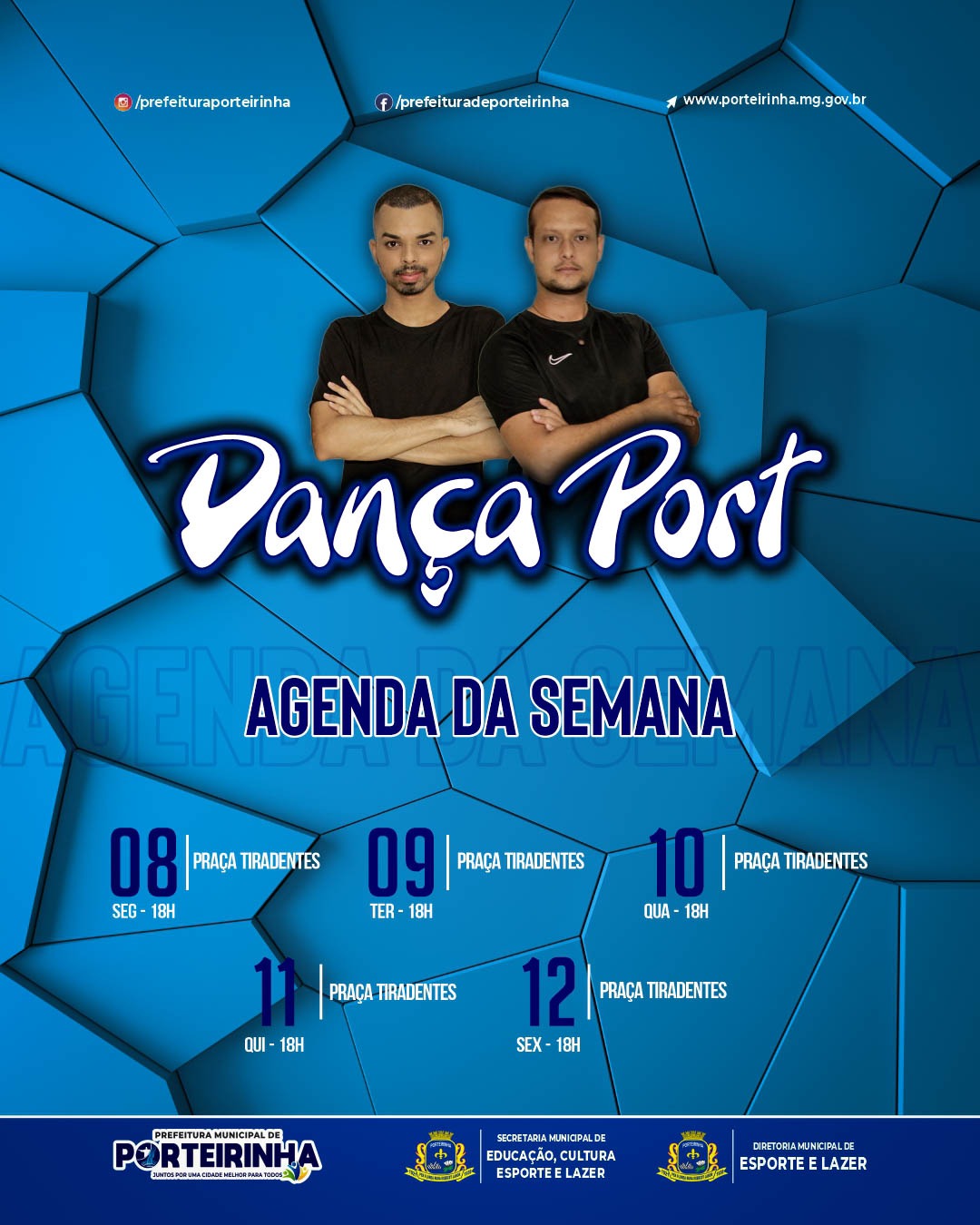 DANÇA PORT ACONTECE NA PRAÇA TIRADENTES